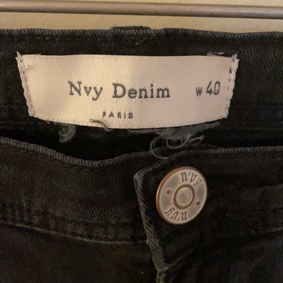 Black distressed jeans - Picture 5 of 7